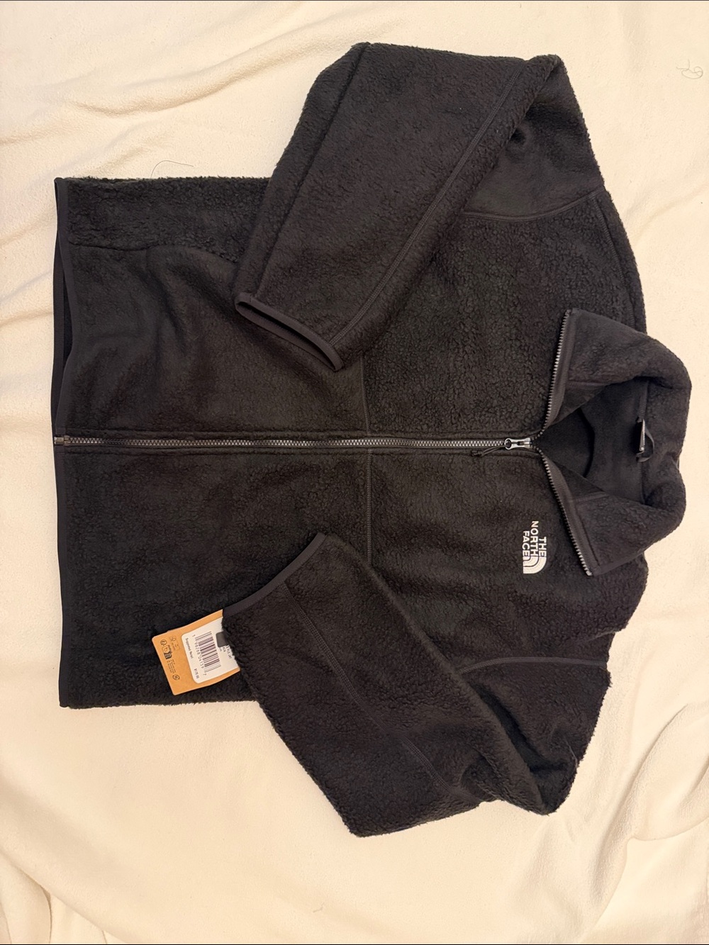The North Face Black Woman  Full-Zip Sherpa Fleece Jacket